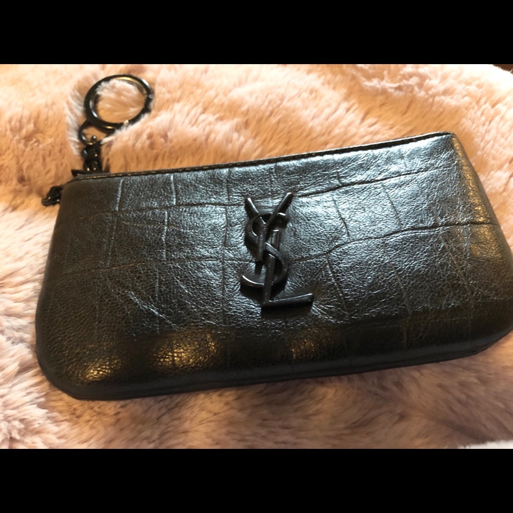 Ysl crocodile key pouch
